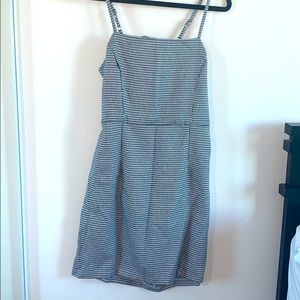 Houndstooth mini dress